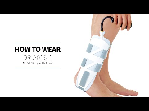 Air Gel Stirrup Ankle Brace Stabilizer For Sprained Ankle Cross Auxiliary Fixing Belt Ankle Side Stabilizer For Soft Tissue Injuries