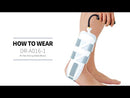 Air Gel Stirrup Ankle Brace Stabilizer For Sprained Ankle Cross Auxiliary Fixing Belt Ankle Side Stabilizer For Soft Tissue Injuries