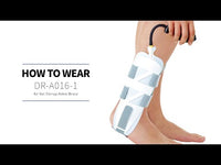 Air Gel Stirrup Ankle Brace Stabilizer For Sprained Ankle Cross Auxiliary Fixing Belt Ankle Side Stabilizer For Soft Tissue Injuries