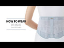 Elastic Waist Support (with Double-Side straps)