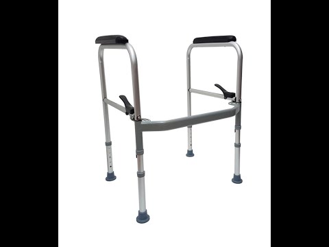 Folding Toilet Safety Frame: MHFTSF