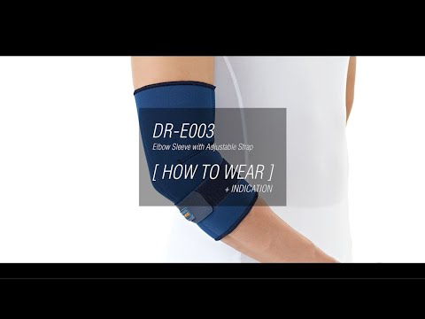Elbow Sleeve with Adjustable Strap Protects Weaken Muscles & Prevents Sports Injuries - Easy & Simple Wear by Sleeve Style