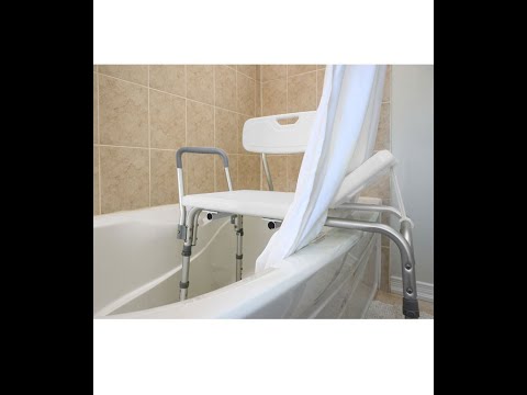 Transfer Bath Bench with Curtain Control: MHSBCS