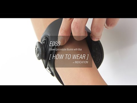 Elbow Epicondylar Buckle with Boa Adjustable Compression & Easy to Wear - Provides Compression and Stabilization on the Elbow