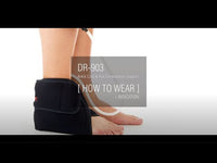 Compression Ankle Brace Stabilizer With Hot & Cold Gel Pack For Sprained Ankle & Joint Pain Adjustable Ankle Brace For Injury Recovery