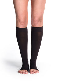 842C Style Soft Opaque 20-30mmHg W MS Black