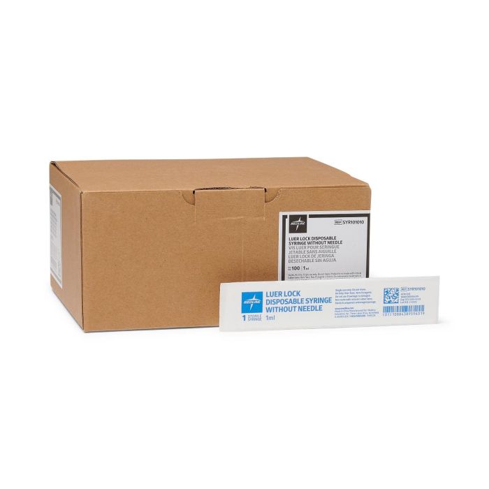 Syringe 3 mL, Luer Lock Box of 100