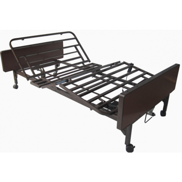 MedaCure - Full Electric Hospital bed with Mattress & Half Side Rails (rental)
