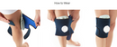 Knee Brace Support With Open Patella & Ice Bag For Pain Relief & Injury Recovery Adjustable Knee Brace For Injury & Recovery - Blue