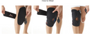 Knee Brace with Hot & Cold Compression Gel Pack For Injury & Pain Relief Adjustable Compression Knee Brace With Straps For Sports Injury - Black