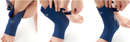 Opened Ankle Brace For Sports Protection & Ankle Support Sleeve With Strap For Injury Recovery & Sprained Foot (Small/ Medium/ Large)