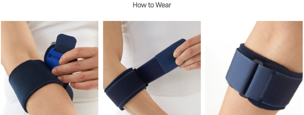 Tennis Elbow Wrap with Epicondylar Pad Reduces the Pain Caused by Tennis/golfer’s Elbow - Easy & Simple Wear by Wrap Buckle Style