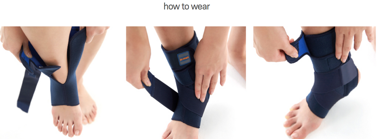 Compression Ankle Sleeve Wrap With Spring For Ankle Support & Foot Pain Breathable Ankle Brace