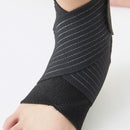 Compression Ankle Sleeve For Ankle Support & Foot Pain Breathable Ankle Brace With Ankle Strap For Sports Protection - Black