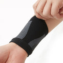 Triplicated Lining Compressive Wrist Sleeve - Excellent Warmth & Compression - Protects Weaken Muscles & Prevents Sports Injuries