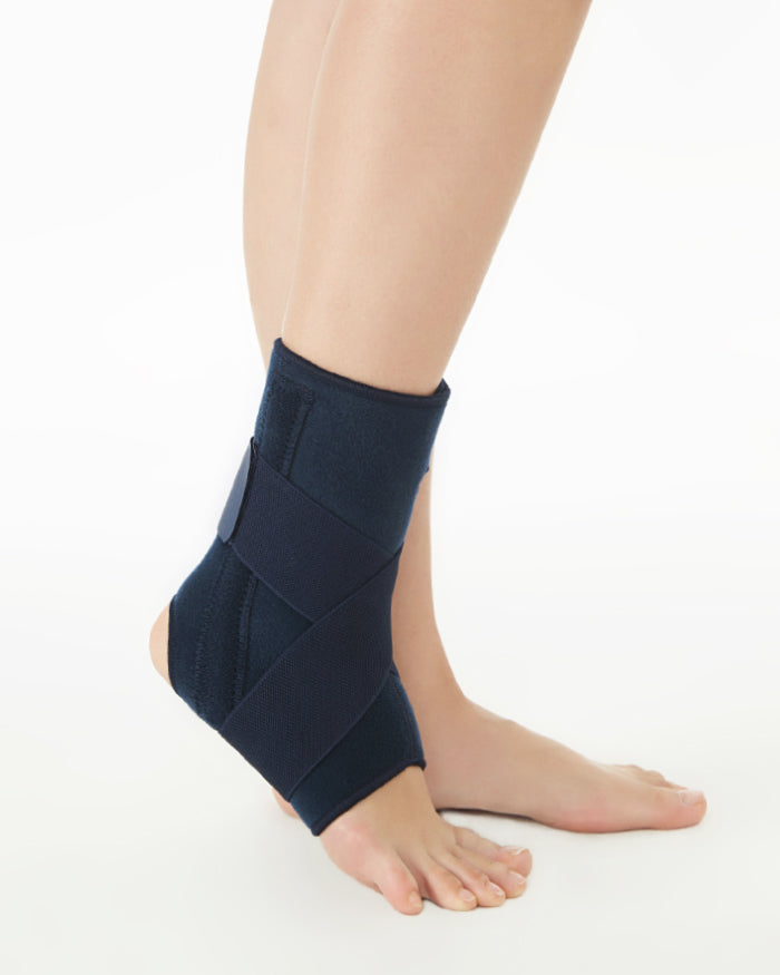 Compression Ankle Sleeve Wrap With Spring For Ankle Support & Foot Pain Breathable Ankle Brace