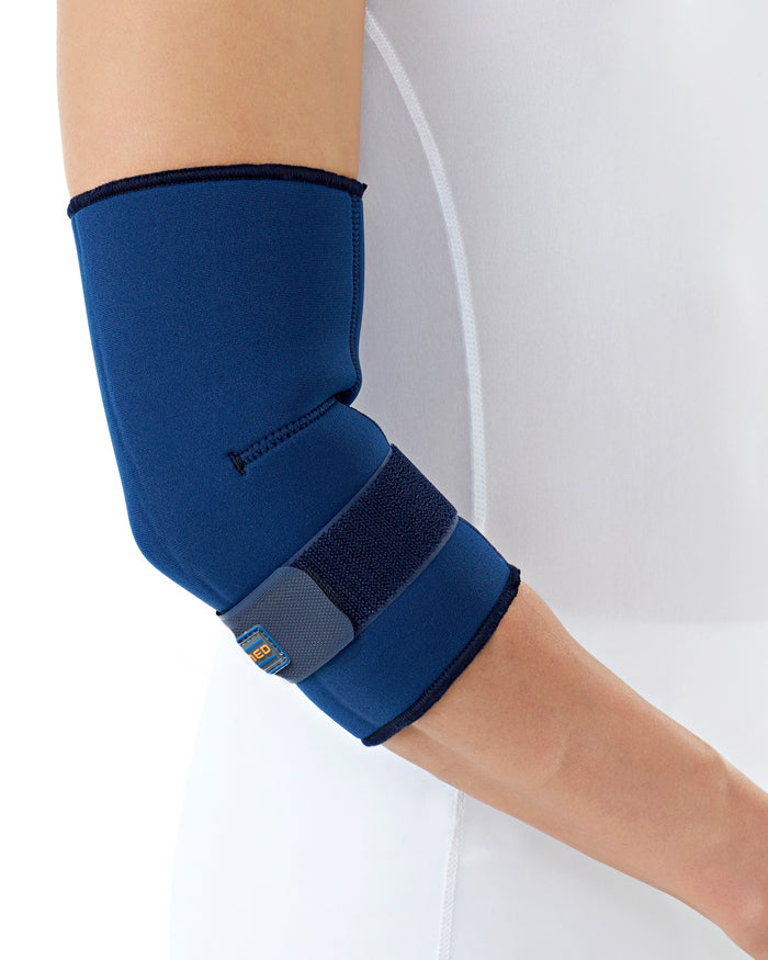 Elbow Sleeve with Adjustable Strap Protects Weaken Muscles & Prevents Sports Injuries - Easy & Simple Wear by Sleeve Style