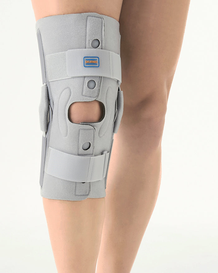 Knee Brace Support With Side Hinges Stability For Injury Protection & Pain Relief Brace Support Strap For Injury Recovery, Meniscus Tear, and ACL