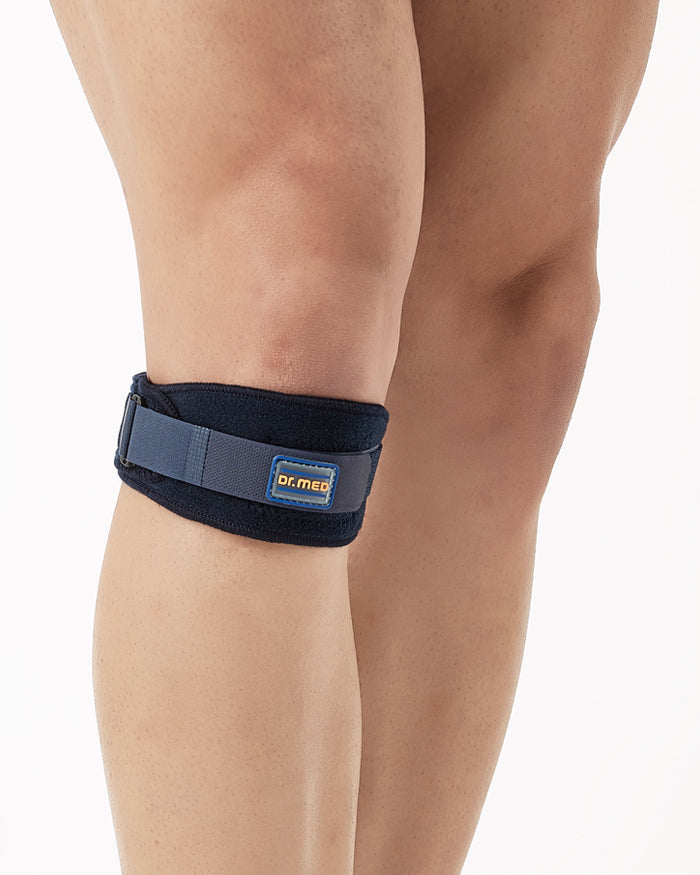 Knee Strap Support For Tendon Knee Strap For Knee Pain Adjustable Knee Strap For Sports & Injury - Black
