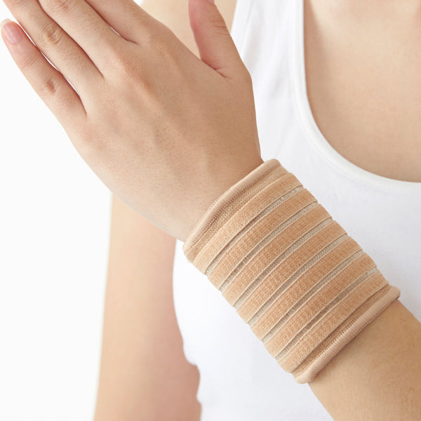 Elastic Wrist Compression Wrap for Carpal Tunnel - Adjustable Support & Compression Sleeve for Wrist Strains
