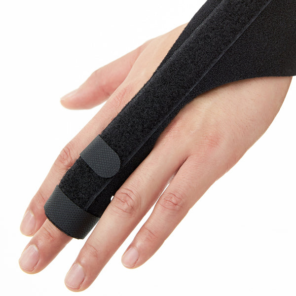Fore-Finger Splint - Excellent Stabilization on the Wrist & 2nd Finger - Offers Adjustable Compression