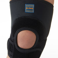 Knee Support Brace With Side Strap and Open Patella Pad For Knee Instability Running, Sports, Workout - Knee Wraps & Straps Compression To Support Knee Pain & Prevent Injury (Small/ Medium/ Large/ Extra Large)