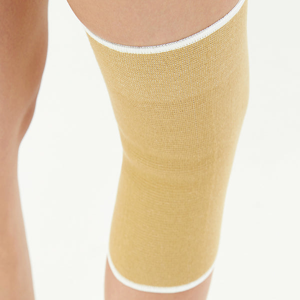 Knee Compression Sleeve For Running & Sports - Soft Compression Knee Bandage Support (Small/ Medium/ Large/ Extra Large)