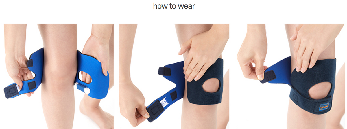 Knee Support Brace With Side Strap and Open Patella Pad For Knee Instability Running, Sports, Workout - Knee Wraps & Straps Compression To Support Knee Pain & Prevent Injury (Small/ Medium/ Large/ Extra Large)